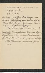Nachlass Franz Steindachner, Liste (zu Inv.Nr. 537.03) von Prinzessin Therese von Bayern an Franz Steindachner, Inv.Nr. 537.09, Seite 11